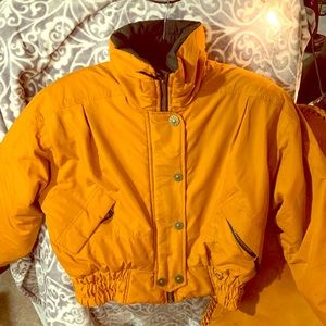 Vintage Obermeyer orange winter ski coat